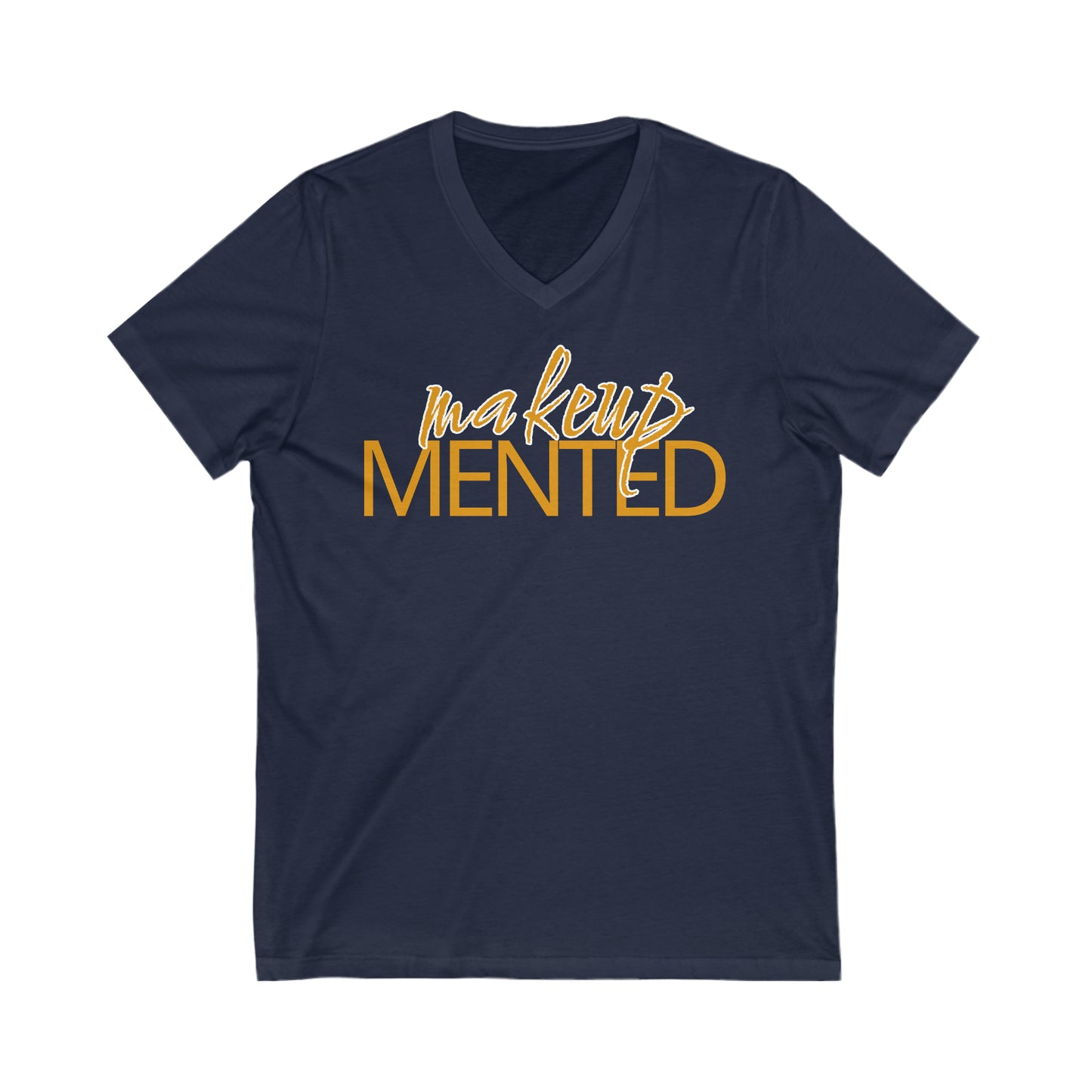 Makeup Mented Signature V-Neck Tee