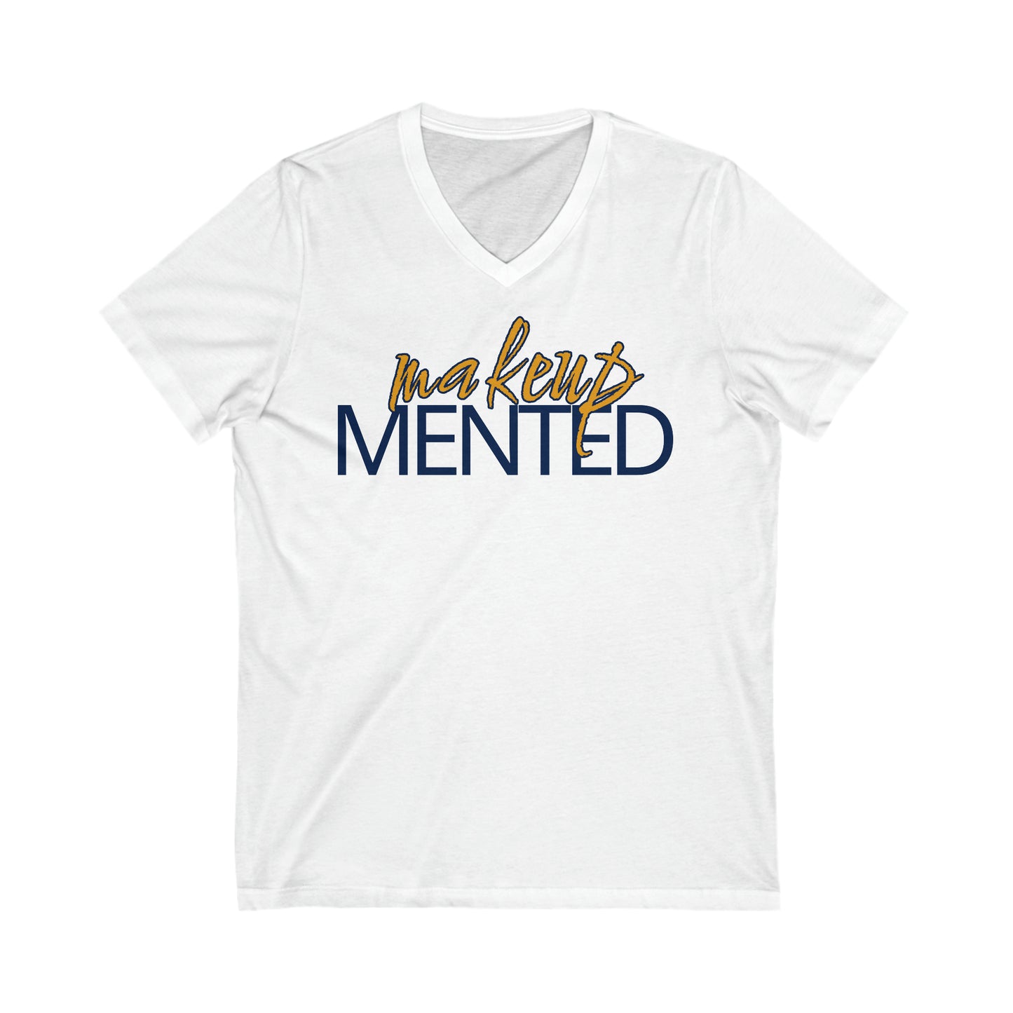 Makeup Mented Signature V-Neck Tee